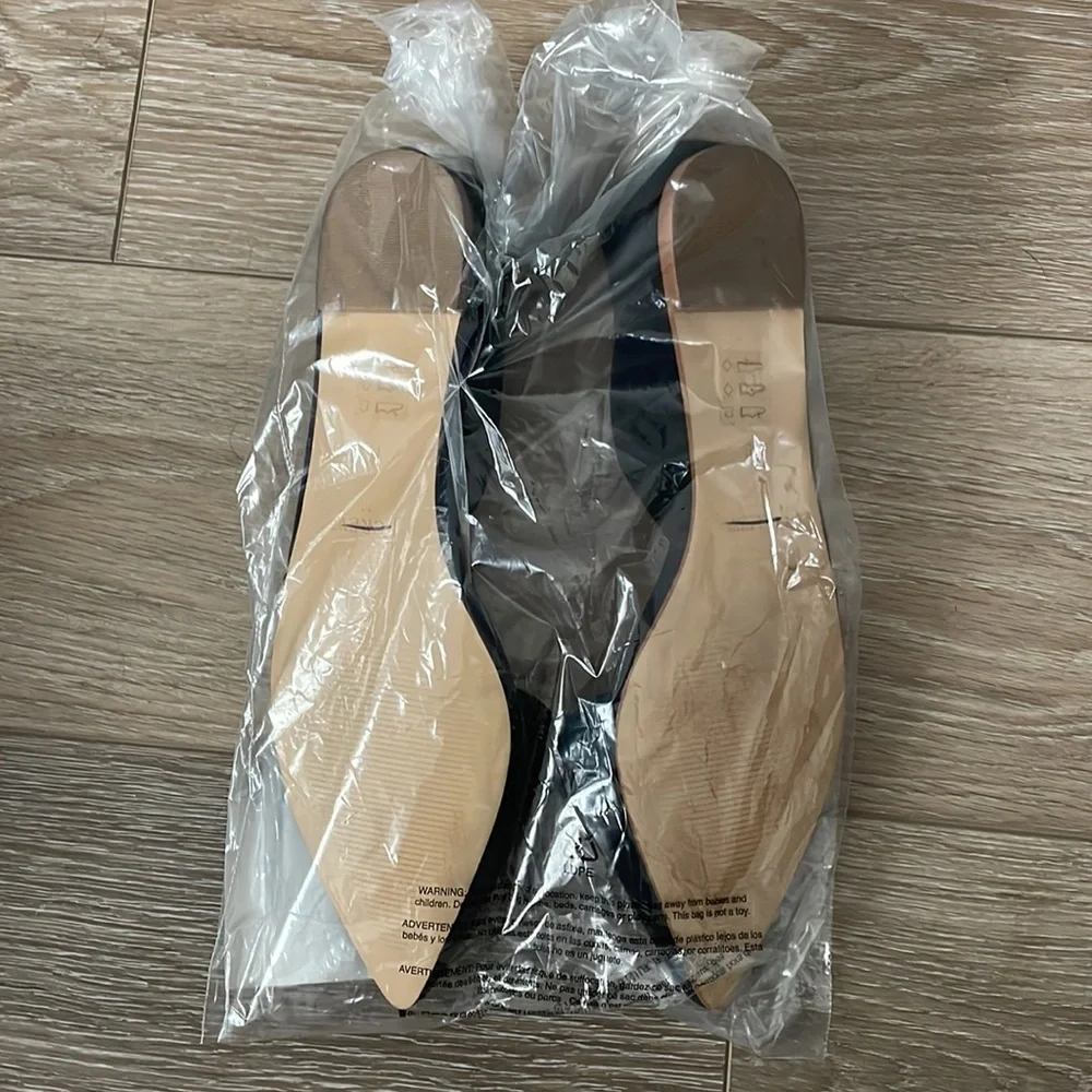 J Crew Factory Black Zoe suede d'Orsay flats VARIOUS SIZES F5310 - Picture 6 of 6